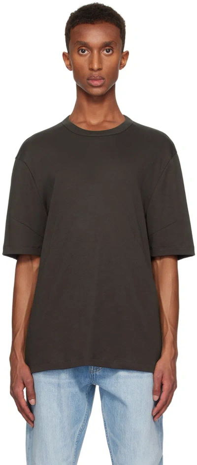 Helmut Lang Brown Apex T-shirt In Espresso - D1p