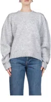Helmut Lang Brushed Apex Sweater In Grey In Grey
