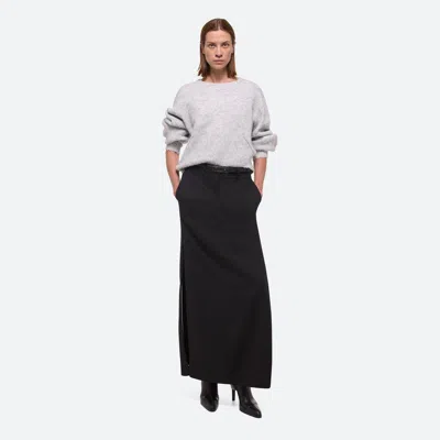 Helmut Lang Brushed Apex Sweater In Light Heather Grey