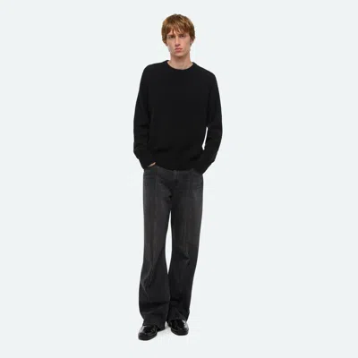 Helmut Lang Brushed Crewneck In Black