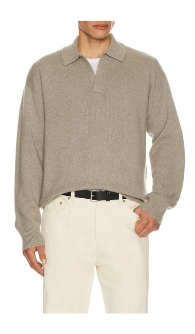 Helmut Lang Brushed Polo In Multi