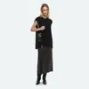 Helmut Lang Brushed Sweater Vest In Black