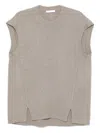 Helmut Lang Brushed Vest In Neutral