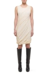 HELMUT LANG BUBBLE HEM COTTON DRESS