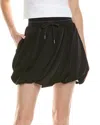 Helmut Lang Drawstring Bubble Mini Skirt In Black