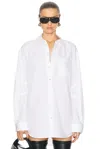 Helmut Lang Button Up Top In White