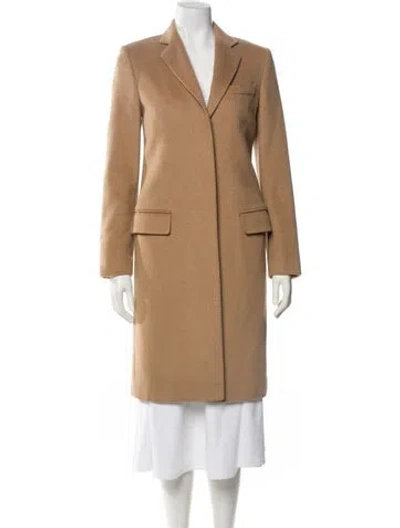 Pre-owned Helmut Lang Camel Hair Coat In Neutral