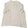 Helmut Lang Camp-collar Shirt In White Cupro In White