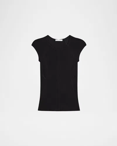 Helmut Lang Cap-sleeve Sport Tee