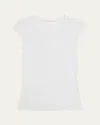 Helmut Lang Cap-sleeve Sport Tee In Optic Wht