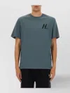 Helmut Lang Capsule Crew Neck T-shirt With Back Print In Blue