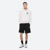 Helmut Lang Capsule Logo Graphic Hoodie In White