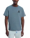 Helmut Lang Capsule Logo Tee In Slate Blue