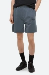 Helmut Lang Capsule Pull On 6 Shorts In Slate Blue