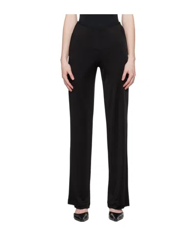 Helmut Lang Car Elastic Trousers Waist Casual Pants In Black