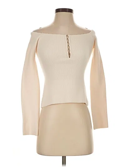 Pre-owned Helmut Lang Cardigan Sweater In Ivory
