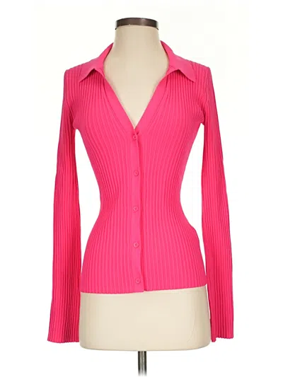 Pre-owned Helmut Lang Cardigan Sweater In Pink