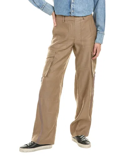 HELMUT LANG HELMUT LANG CARGO LINEN-BLEND PANT