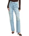 Helmut Lang Carpenter Hoch Sitzende Jeans Mit Geradem Bein In Ausgewaschener Optik In Blue
