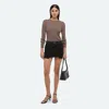 Helmut Lang Carpenter Mini Skirt In Black