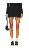 Helmut Lang Carpenter Mini Skirt In Black