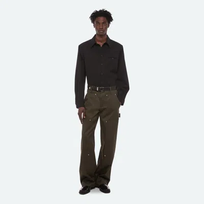 Helmut Lang Carpenter Pants In Dark Moss