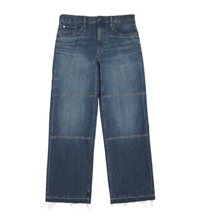 Helmut Lang Carpenter Straight Jeans In Blue