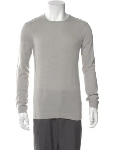 Pre-owned Helmut Lang Cashmere Crew Neck Pullover In Gray