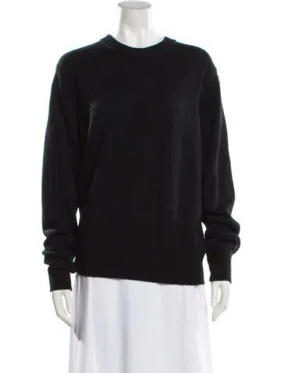 Pre-owned Helmut Lang Cashmere Crew Neck Sweater In Black