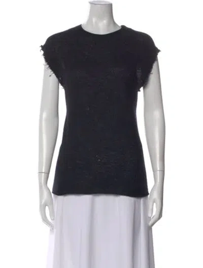 Pre-owned Helmut Lang Cashmere Crew Neck Sweater In Black
