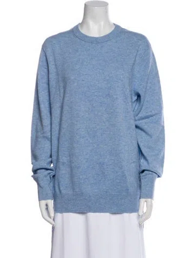 Pre-owned Helmut Lang Cashmere Crew Neck Sweater In Blue