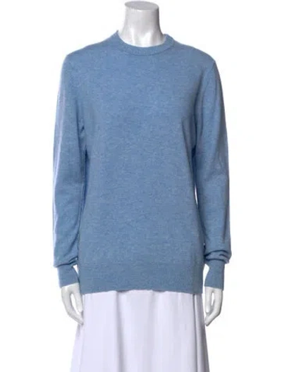 Pre-owned Helmut Lang Cashmere Crew Neck Sweater In Blue