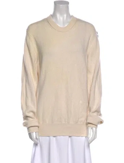Pre-owned Helmut Lang Cashmere Crew Neck Sweater In Neutral