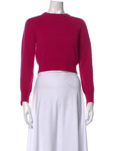 Pre-owned Helmut Lang Cashmere Crew Neck Sweater In Pink