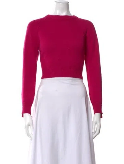 Pre-owned Helmut Lang Cashmere Crew Neck Sweater In Pink