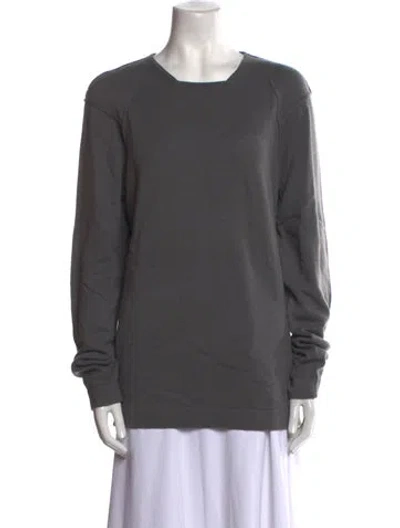 Pre-owned Helmut Lang Cashmere Scoop Neck Sweater In Gray