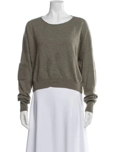 Pre-owned Helmut Lang Cashmere Scoop Neck Sweater In Gray