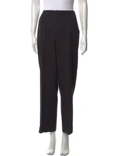Pre-owned Helmut Lang Cashmere Wide Leg Pants In Black