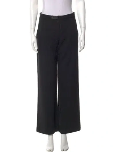 Pre-owned Helmut Lang Cashmere Wide Leg Pants In Black