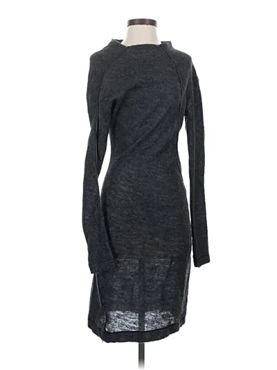 Pre-owned Helmut Lang Casual Dress In Gray