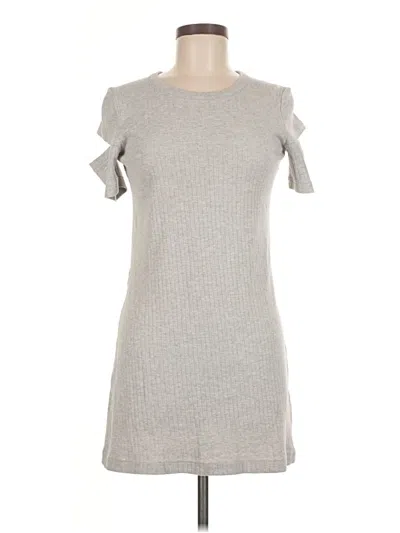 Pre-owned Helmut Lang Casual Dress In Gray