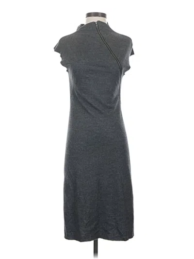 Pre-owned Helmut Lang Casual Dress In Gray