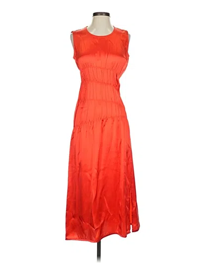 Pre-owned Helmut Lang Casual Dress In Red
