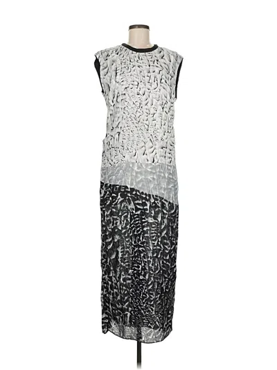 Pre-owned Helmut Lang Casual Dress In Silver