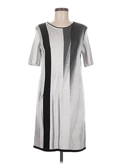 Pre-owned Helmut Lang Casual Dress In Silver