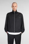 Helmut Lang Casual Jacket In Black Wool Jacket In Black