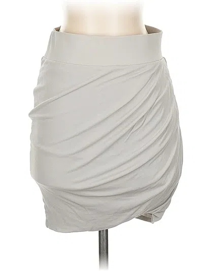 Pre-owned Helmut Lang Casual Skirt In Gray