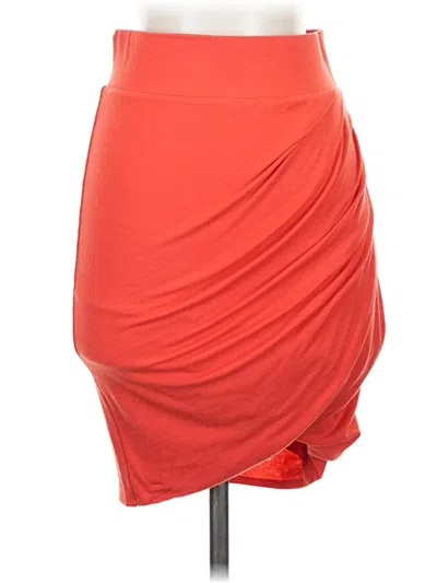 Pre-owned Helmut Lang Casual Skirt In Orange