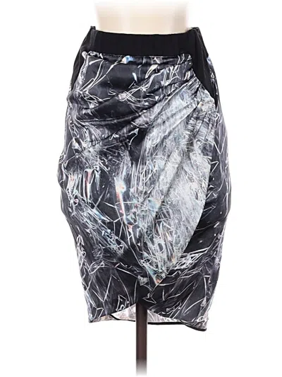 Pre-owned Helmut Lang Casual Skirt In Silver