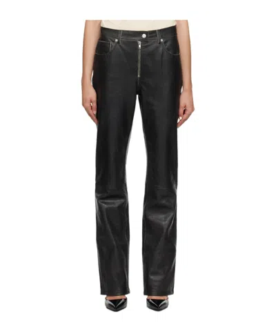 Helmut Lang Casual Trousers With Belt Loop In Black